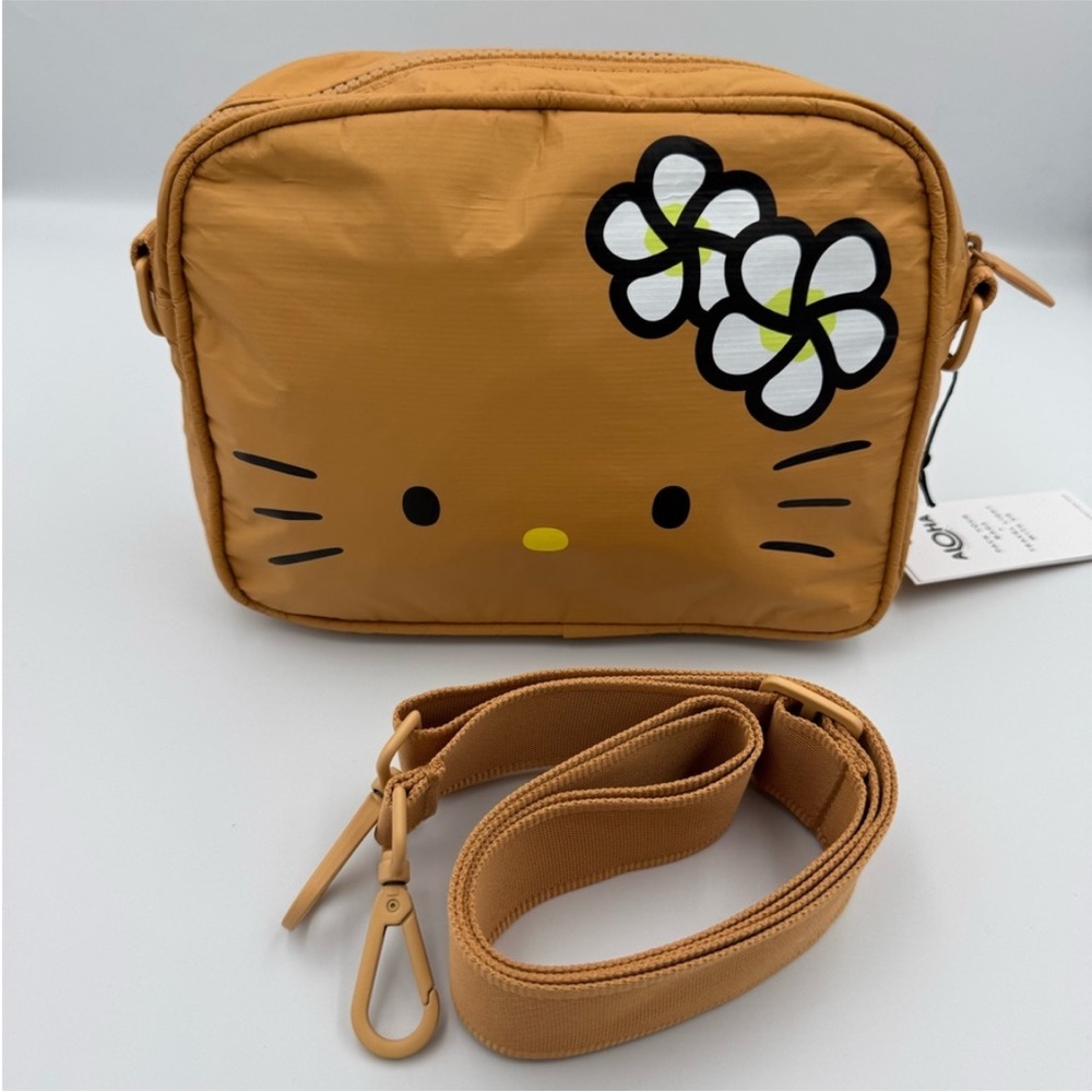 Hello Kitty Tan Crossbody Bag